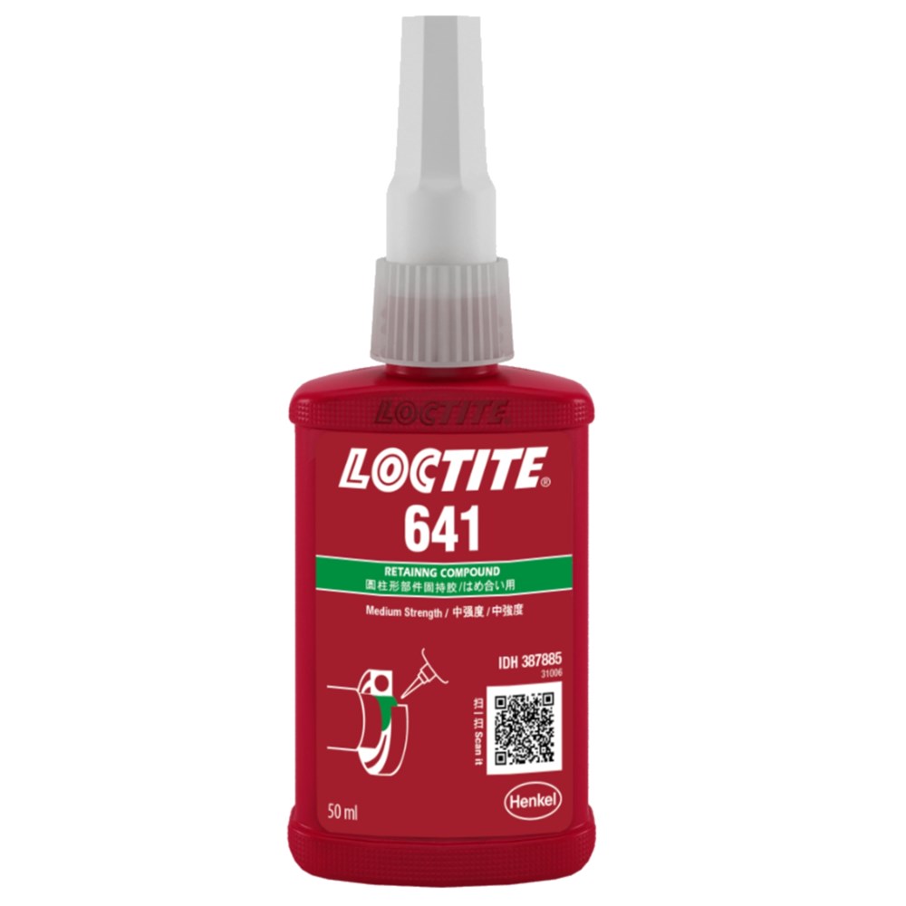LOCTITE 641 RETAINING 50ML YELLOW HIGH STRENGTH BEARING MOUNT Collier