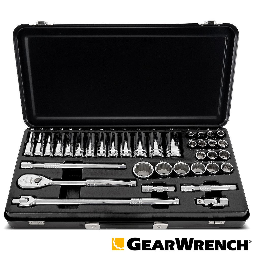 GEARWRENCH SOCKET SET 36PCE 1/2" METRIC Collier & Miller