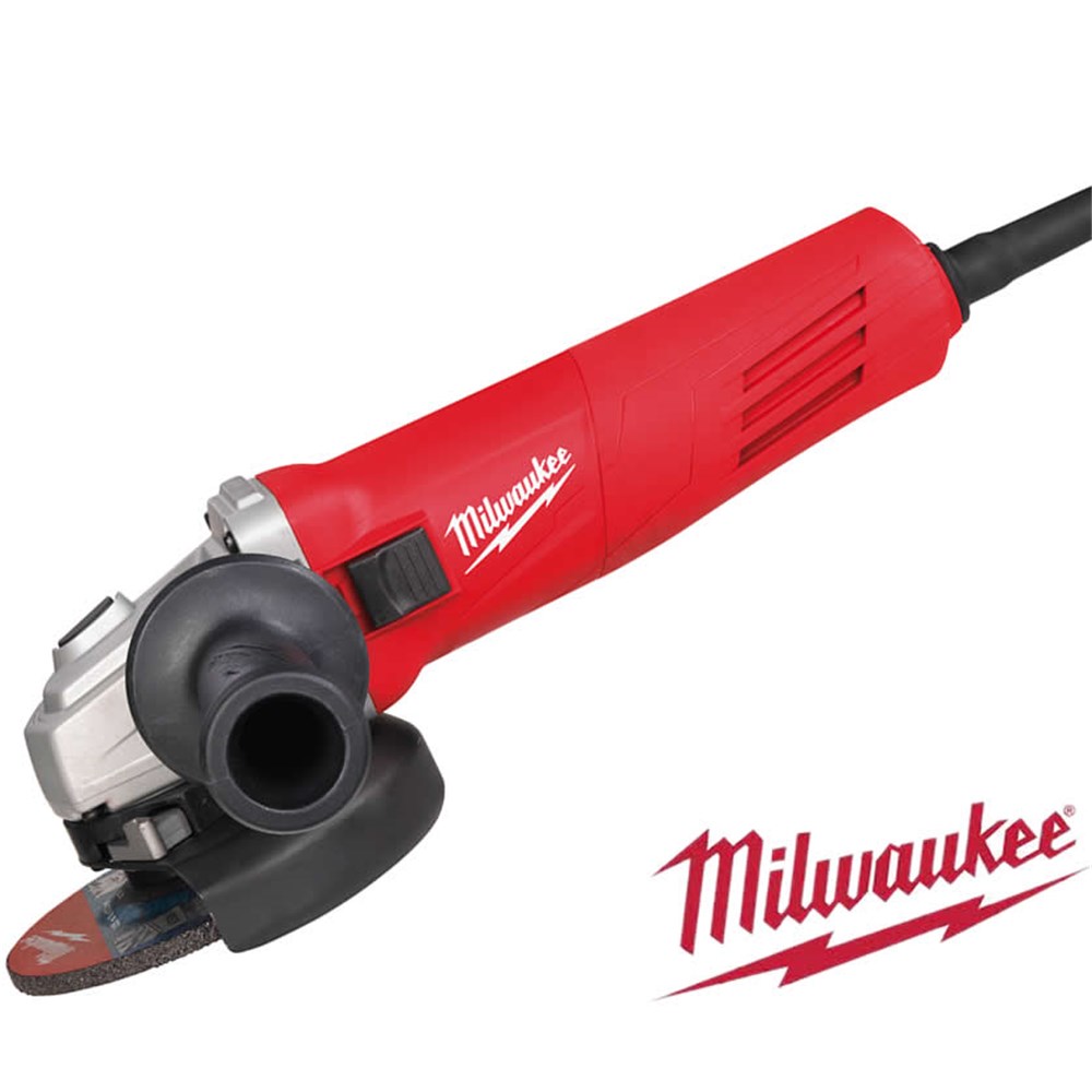 MILWAUKEE GRINDER 125MM/1200W 33MM CUT 11000RPM 2.3KG CLUTCH & QUICKNUT