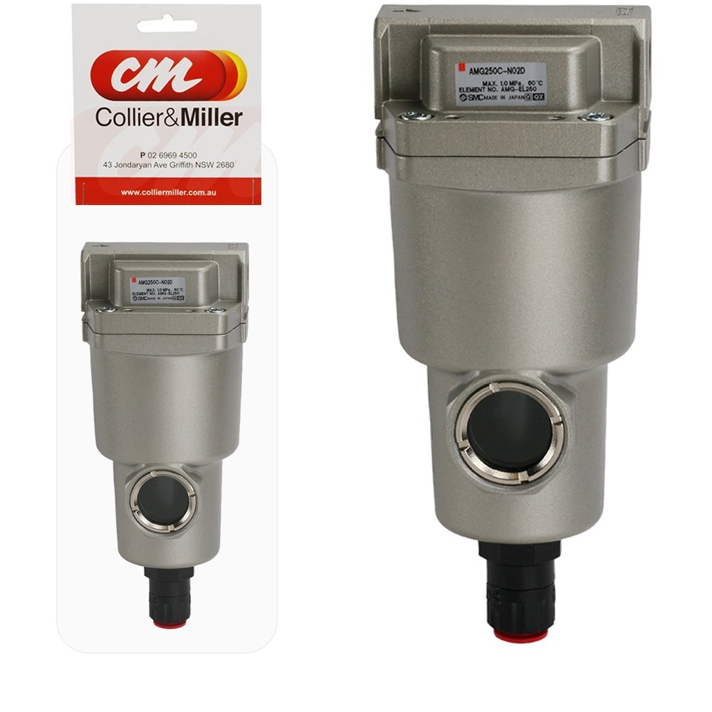 SMC WATER SEPARATOR 3/8 (BSPF 3/8) Collier & Miller