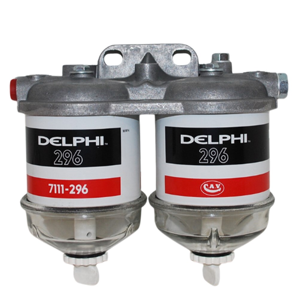 CAV DOUBLE FUEL FILTER KIT CAV LUCAS DELPHI STYLE 50 LPH Collier & Miller