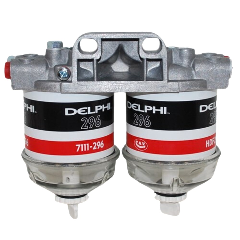 CAV DOUBLE FUEL FILTER KIT CAV LUCAS DELPHI STYLE 50 LPH Collier Miller