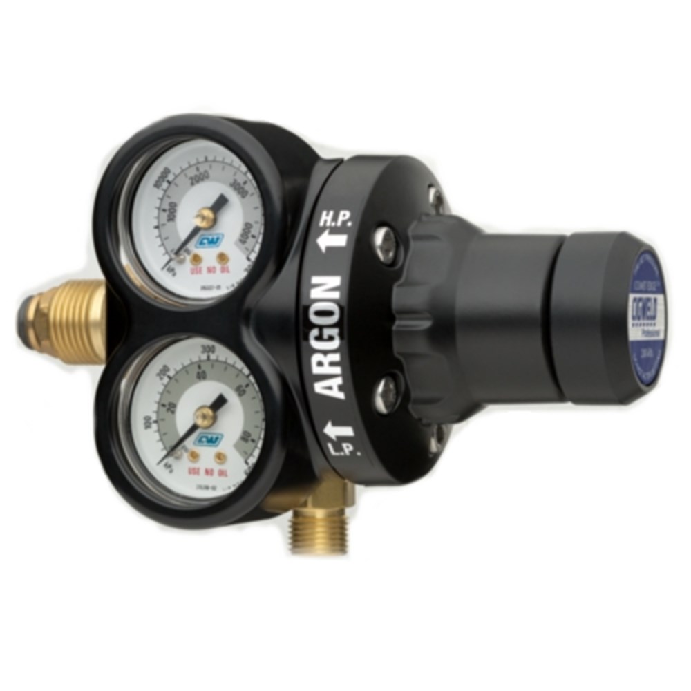 COMET EDGE REGULATOR ARGON SET CIGWELD ESS3 SMALL BODY 200Kpa FIXED 200Kpa OUTLET PRESSURE
