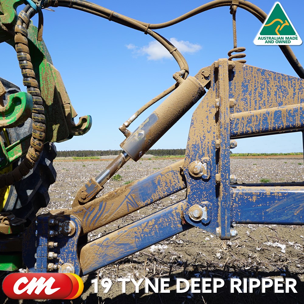 CME DEEP RIPPER 19 TYNE ROW CROP CHISEL PLOUGH RIPPER TOW BEHIND WITH