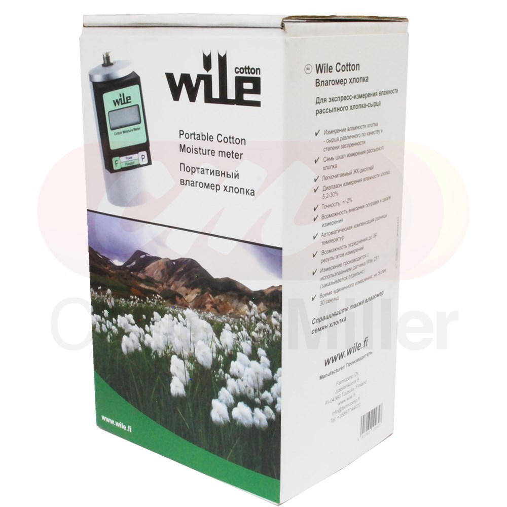 WILE COTTON MOISTURE METER Collier & Miller
