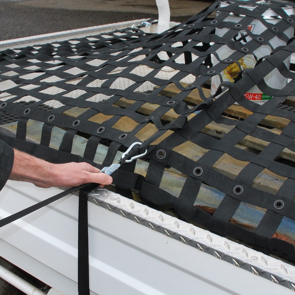 MINECORP CARGO NET 1600MM X 1800MM HEAVY DUTY 250KG RATED LOAD