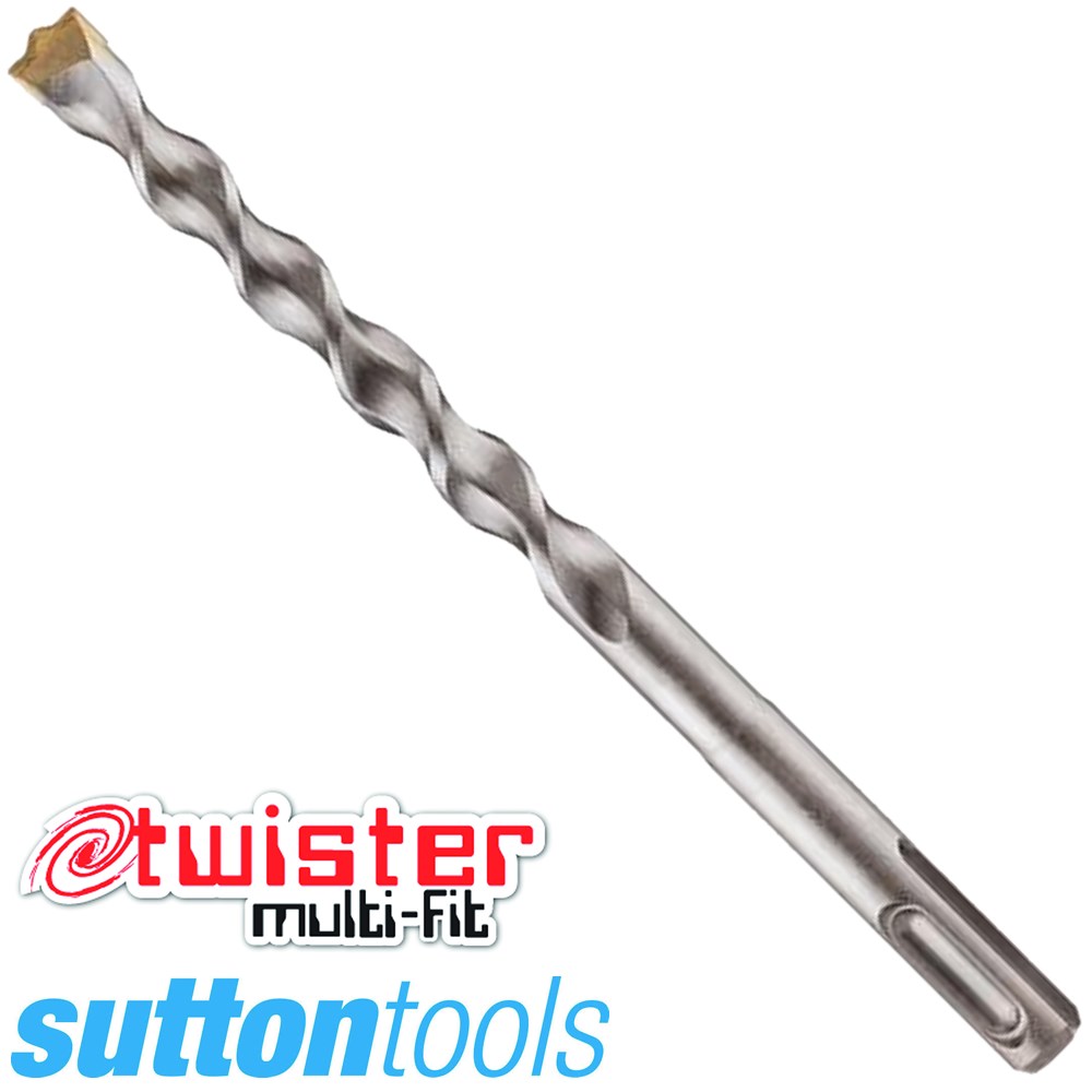 SUTTON 12MM MASONRY DRILL BIT SDS PLUS TWISTER MULTIFIT 260MM LONG