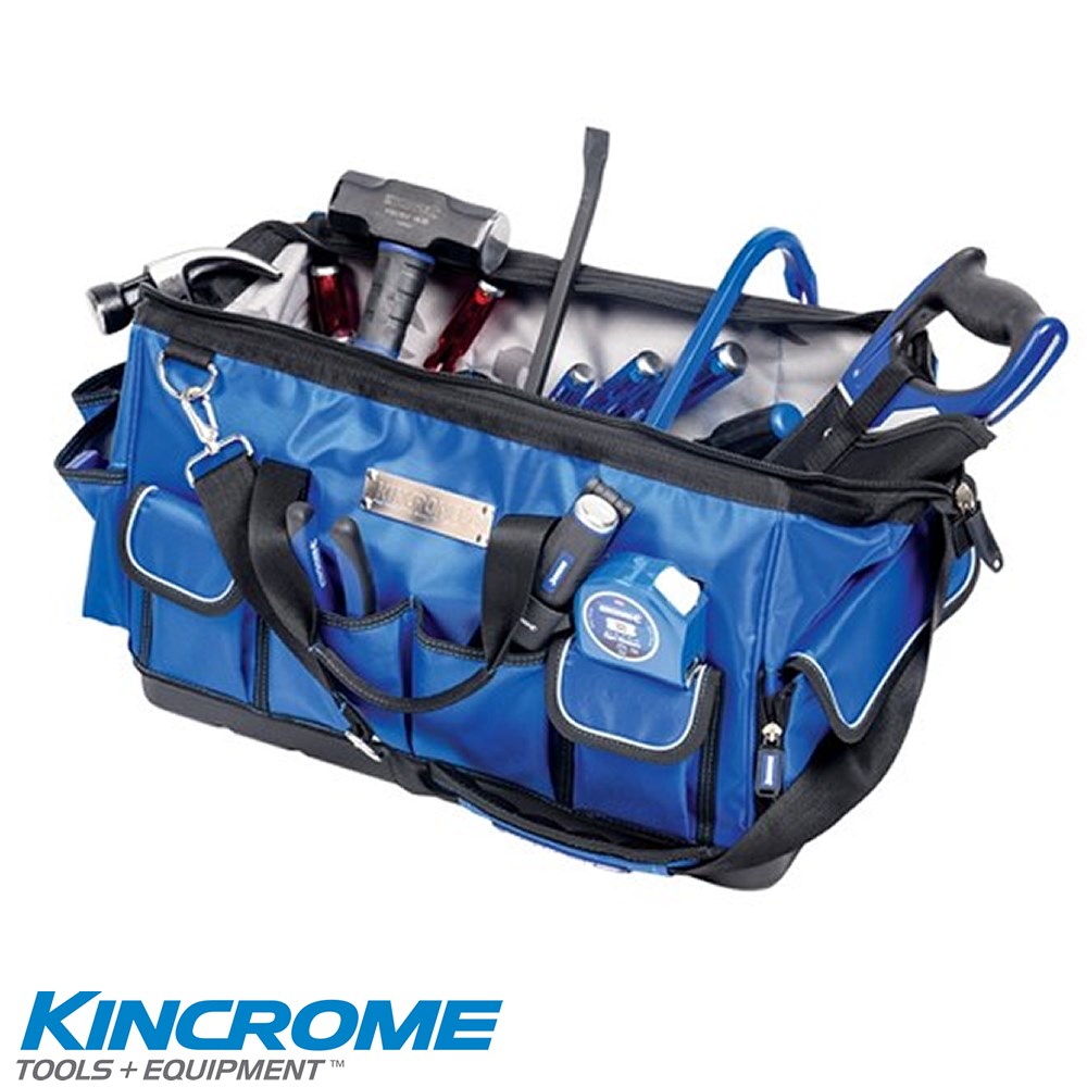 KINCROME WIDE MOUTH TOOL BAG 21 POCKETS 500X260X300MM Collier & Miller
