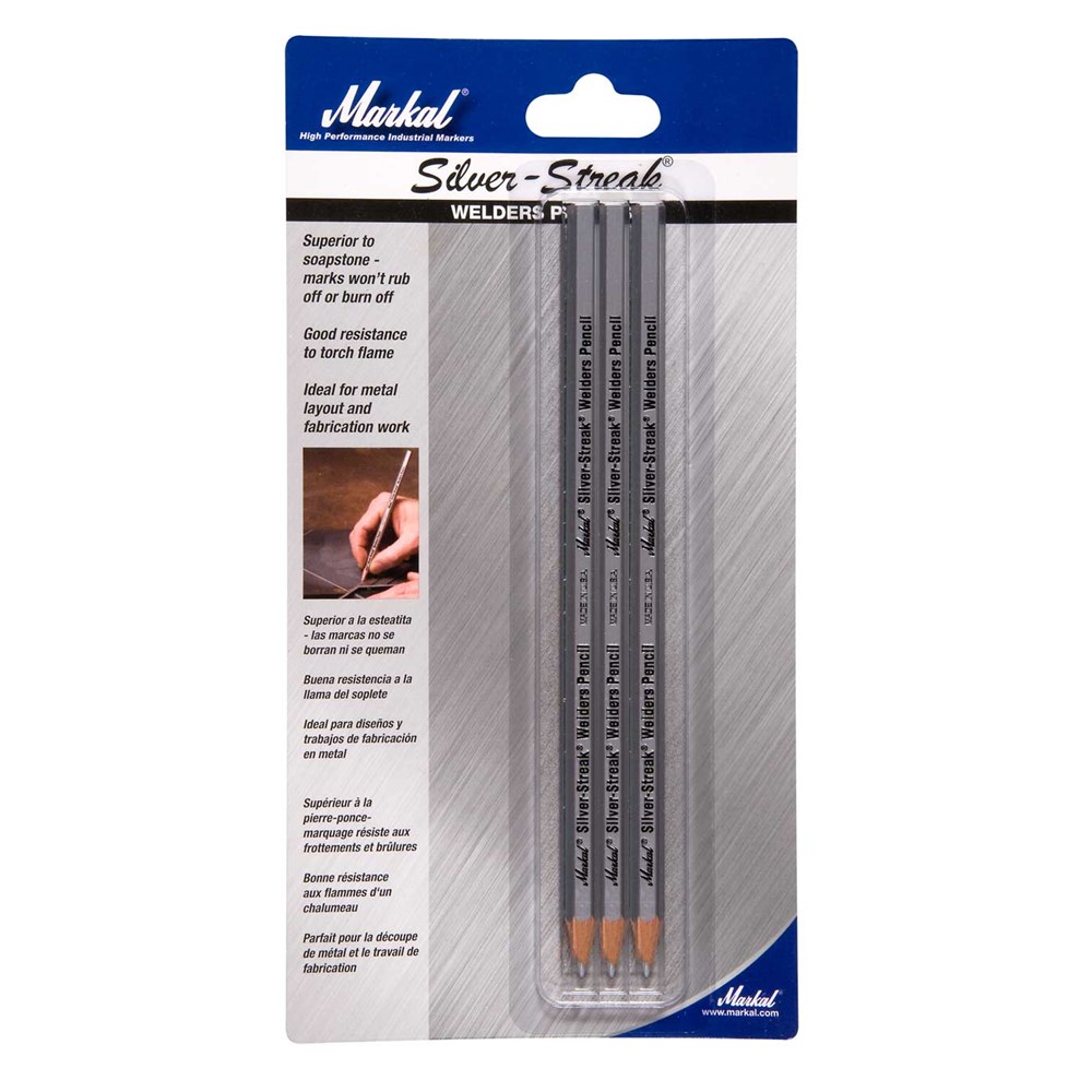 MARKAL 22221 Retail Pack Silver-Streak 1 Matita Porta Miniera