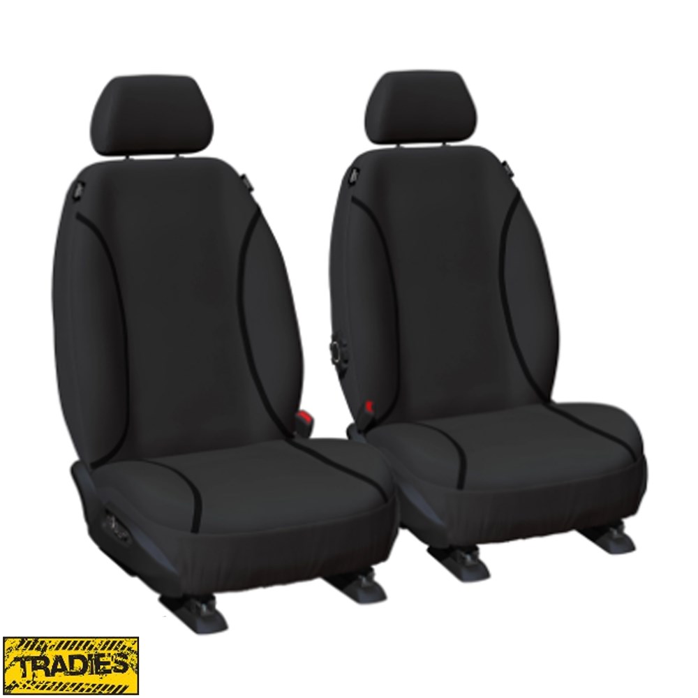 FRONT SEAT COVER TOYOTA HILUX SR,SR5,RUGGED,ROGUE,RUGGED X PAIR GREY