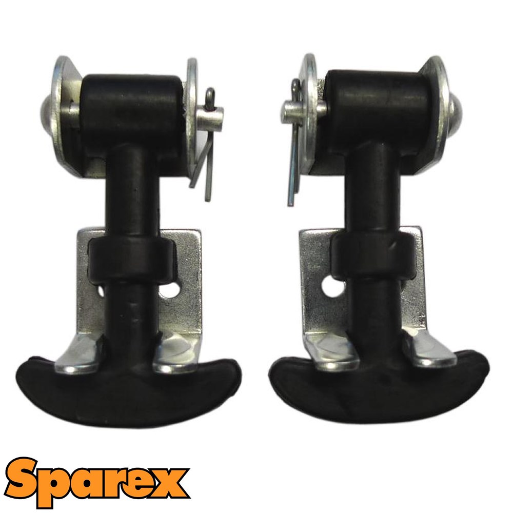 RUBBER CATCH 65MM PK2 WITH CATCH AND MOUNT Collier & Miller