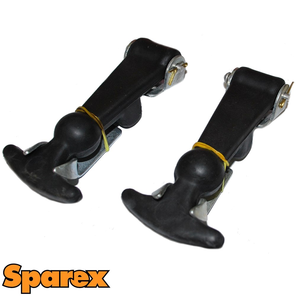 RUBBER CATCH 125MM PK2 WITH CATCH PLATE & MOUNT Collier Miller