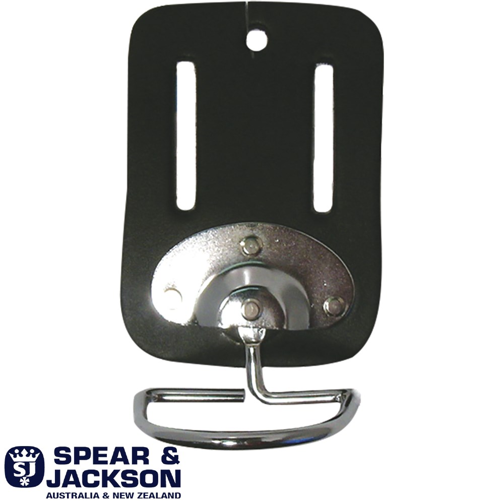 SPEAR & JACKSON HAMMER HOLSTER BLACK LEATHER WITH METAL SWING Collier