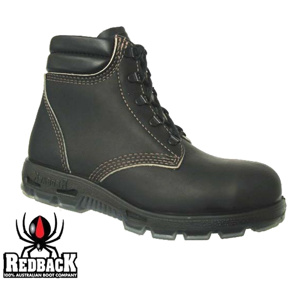 USAOK LACEUP SAFETY BOOT 5 REDBACK ALPINE (CLARET) SIZE MEN 5, WOMEN 7 Collier Miller