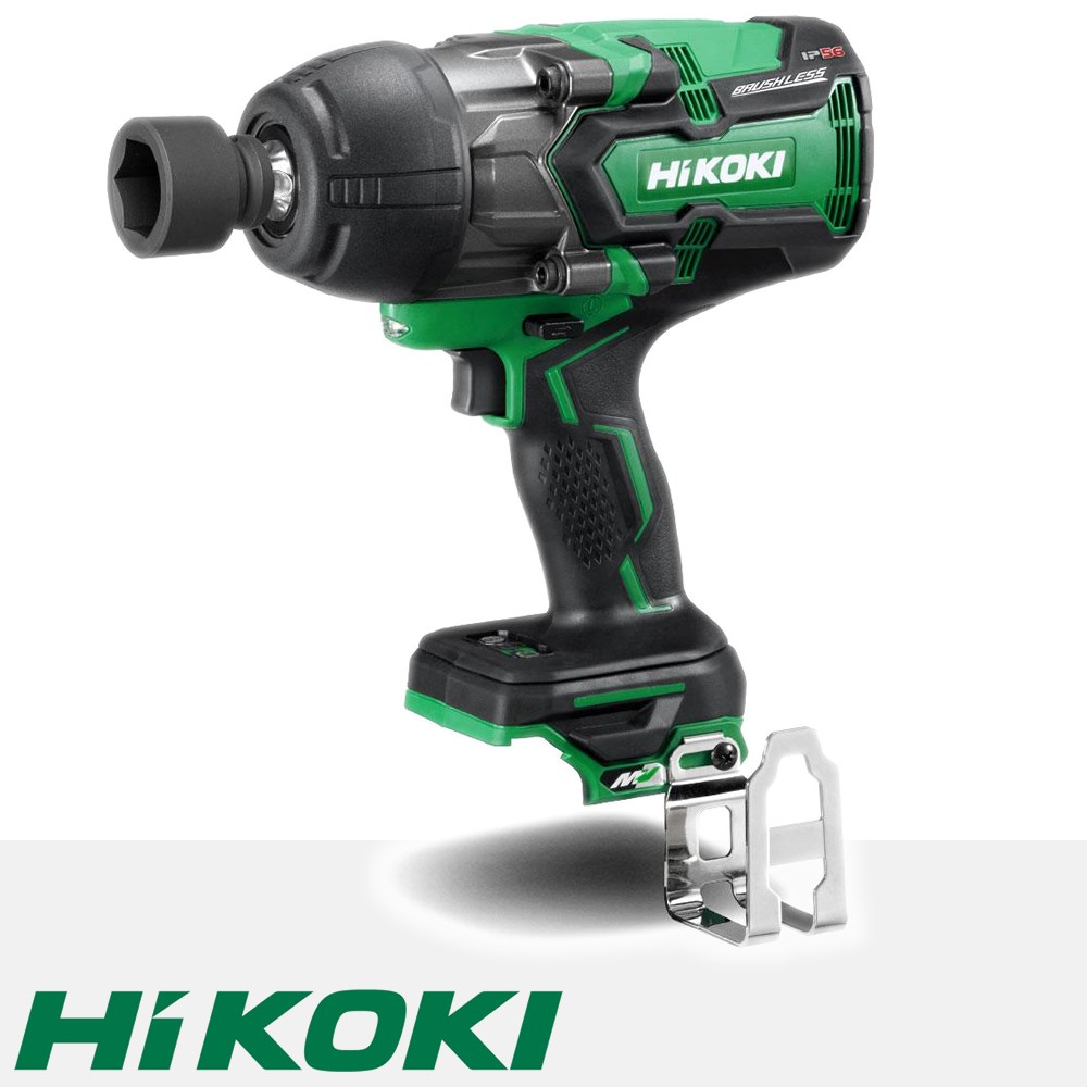 HIKOKI 36V 1/2" IMPACT WRENCH KIT BRUSHLESS MULTIVOLT 12.7MM 2 X BATTERIES & CHARGER Collier