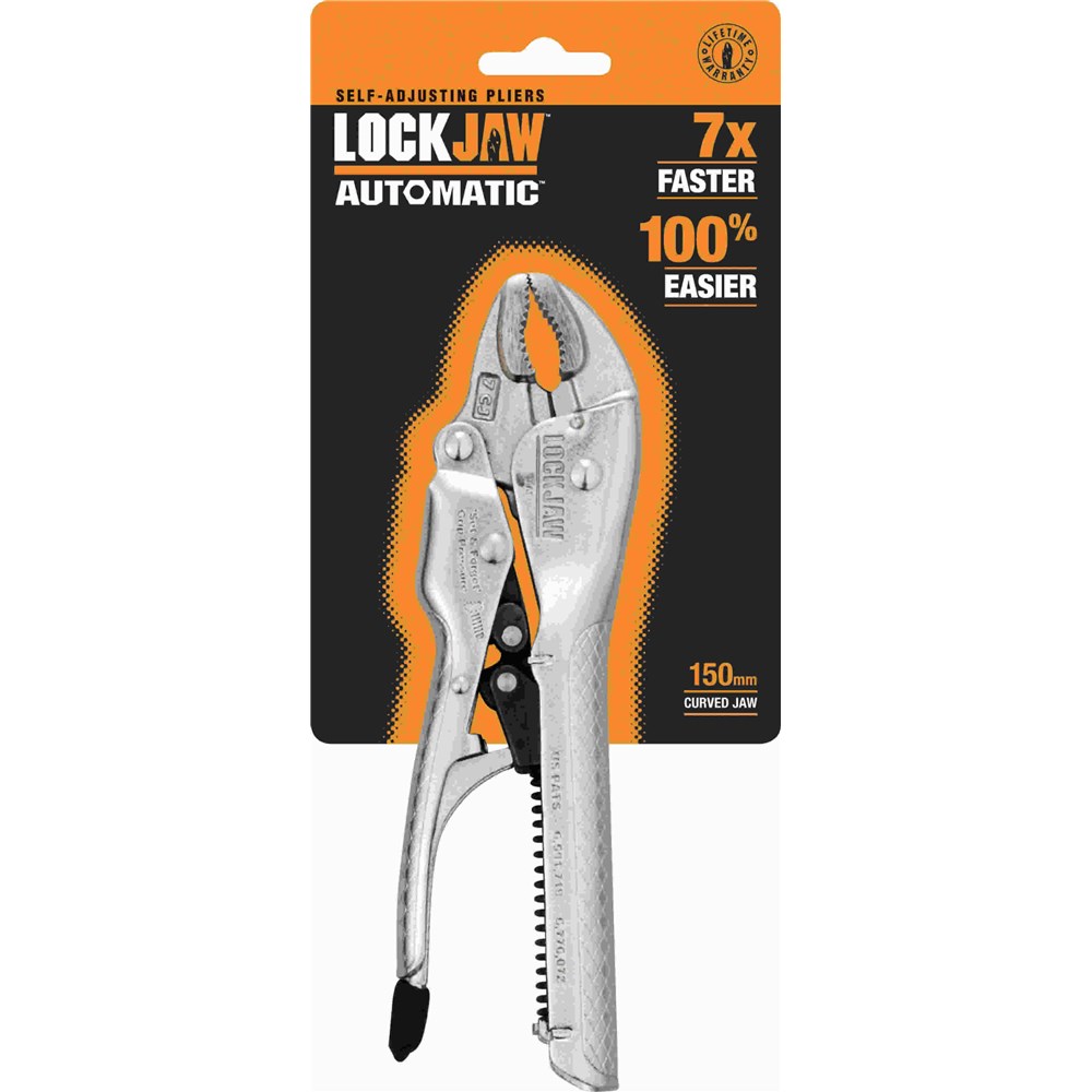 LOCKJAW LOCKING PLIER 150MM CURVED JAW TYPE Collier Miller
