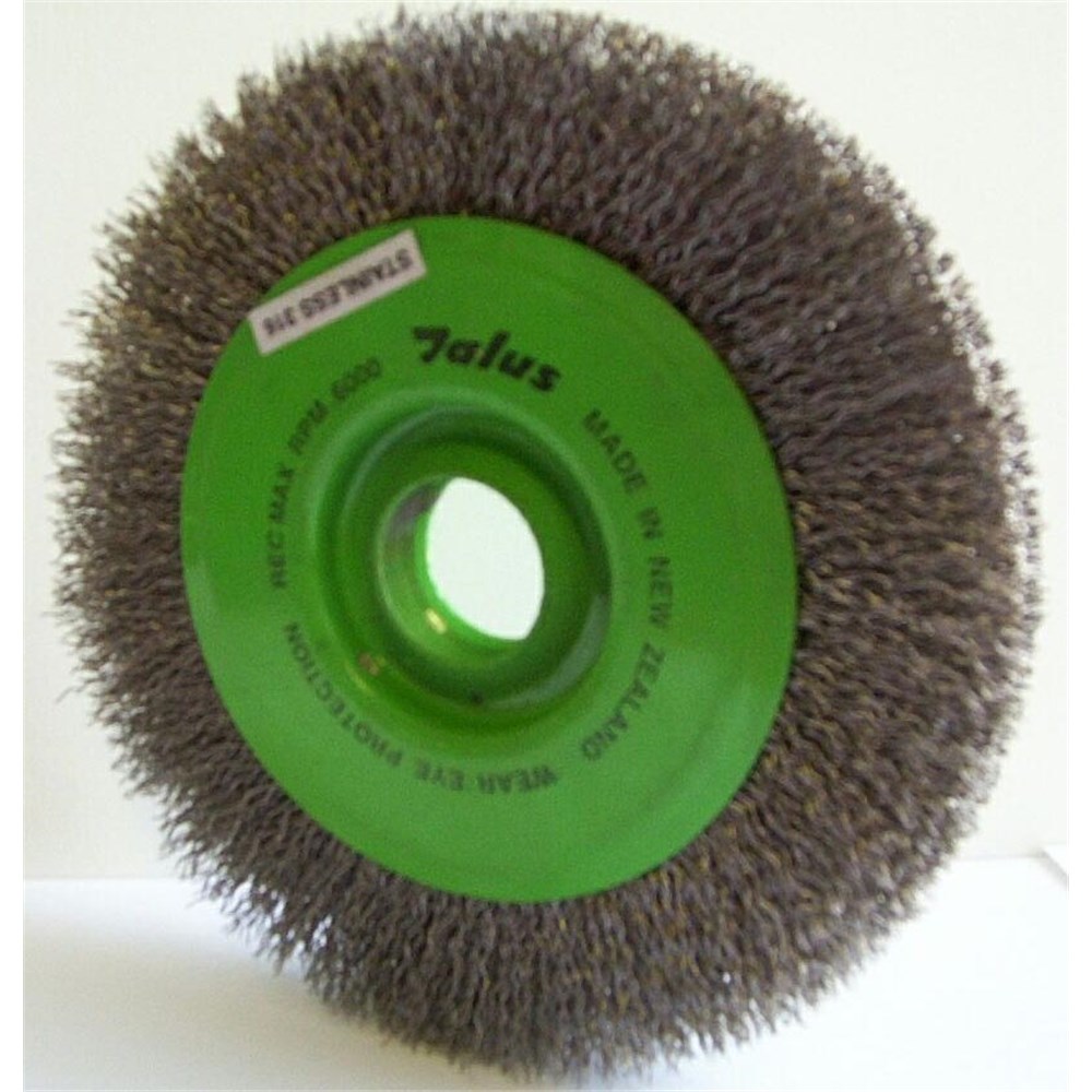 200mm Crimped Wire S S Wheel Suit 200mm Bench Grinder Stainless