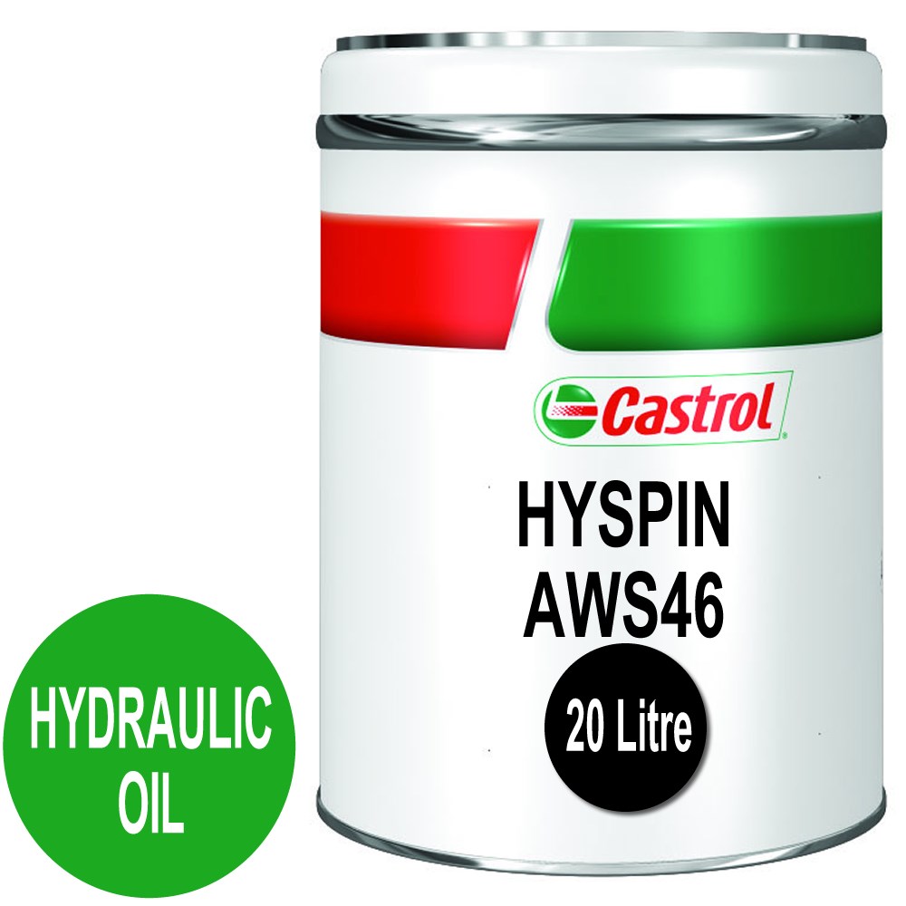 CASTROL HYSPIN AWS46 20L HYDRAULIC OIL Collier Miller