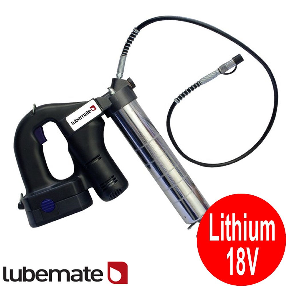 LUBEMATE GREASE GUN 18V LIION LUBEMATE GREASE GUN 18V 2 X LITHIUMION
