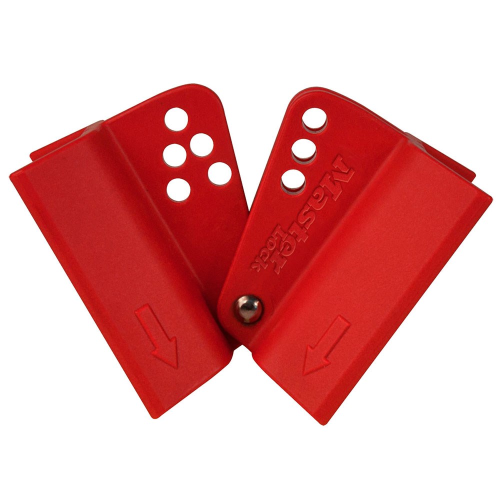 BUTTERFLY VALVE LOCKOUT WITH 4MM X 900MM CABLE MASTER LOCK Collier