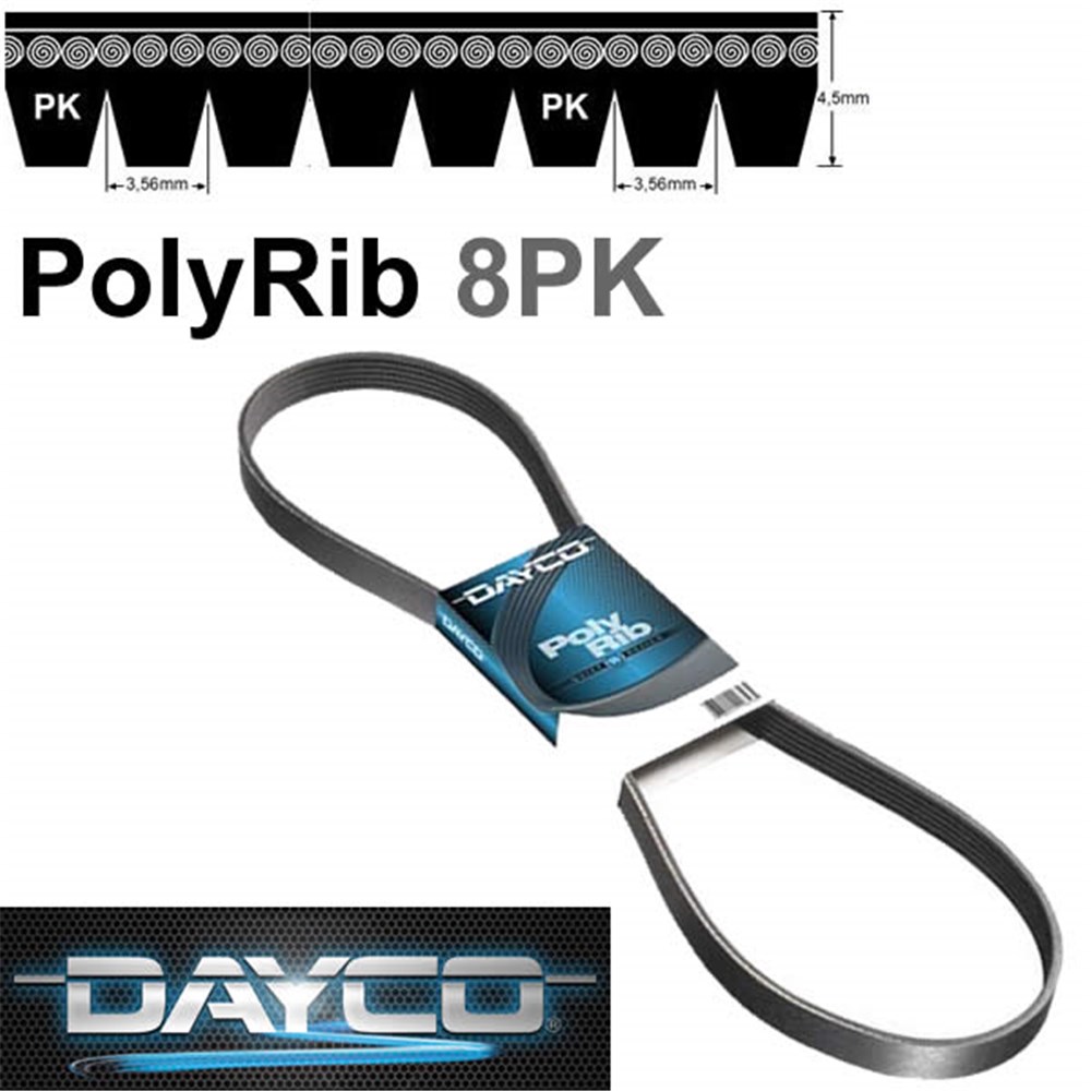Dayco 8PK1230 Poly Rib Belt